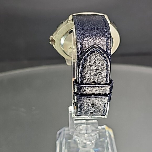 Game Time New York Yankees Agent Series Watch Analog Blue Italian Leather Band - Picture 6 of 12